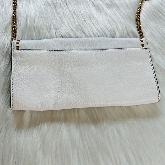 Michael Kors Optic White Hamilton Whipped Shoulder Bag - Picture 5 of 13
